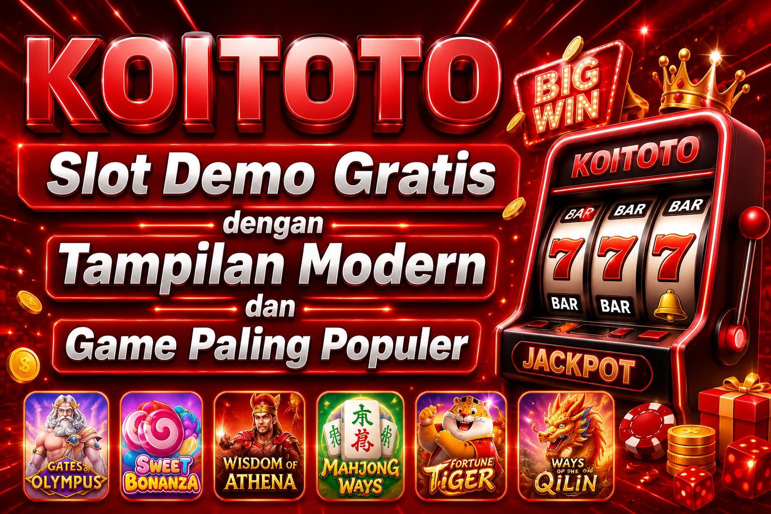 Slot Demo Gratis dengan Tampilan Modern dan Game Paling Populer
